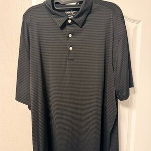 Walter Hagen Black Striped Men's Polo Shirt